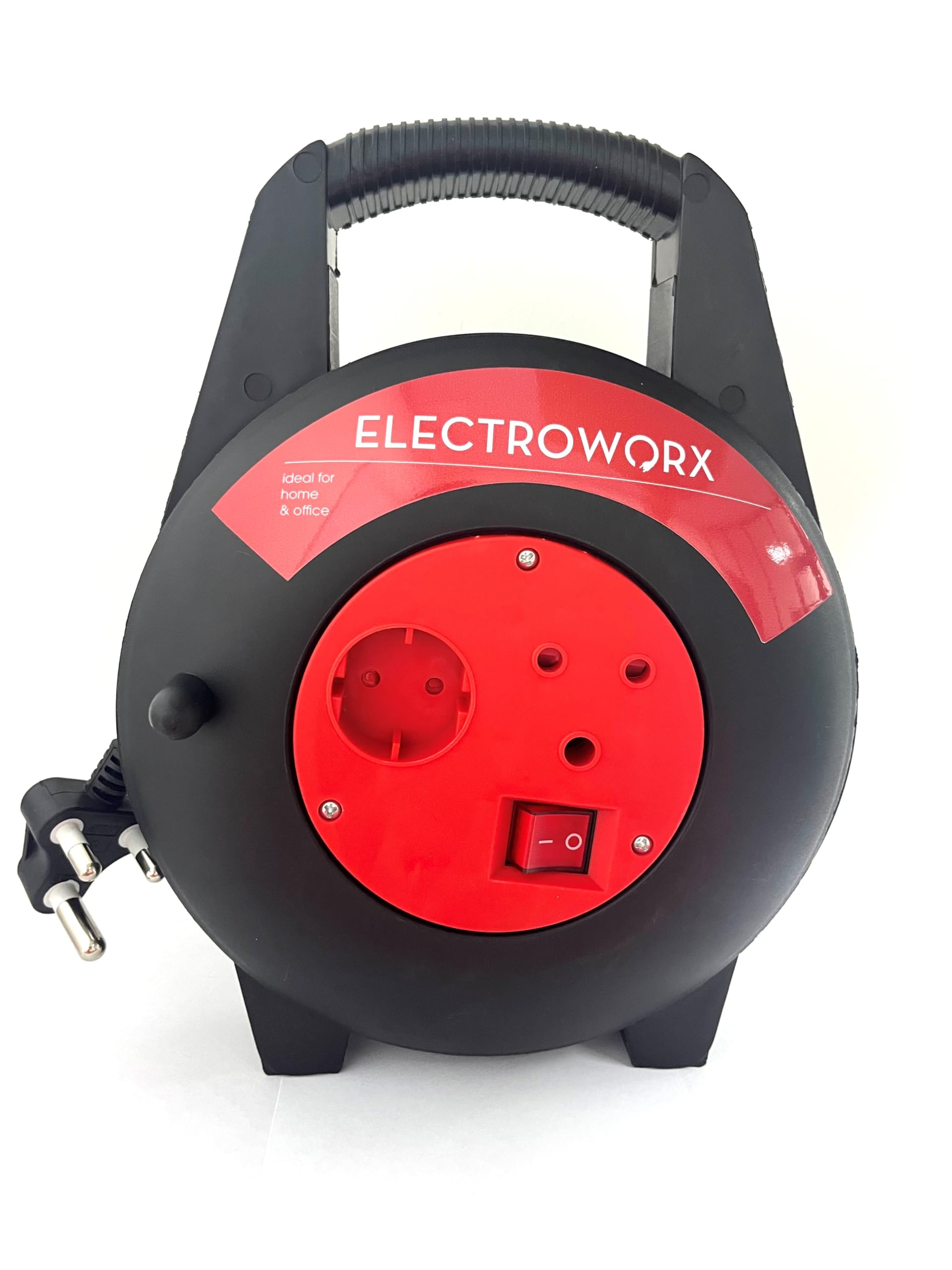 Electroworx 10Amp 1mm Cassette Reel Extension Cord, 10 Meter